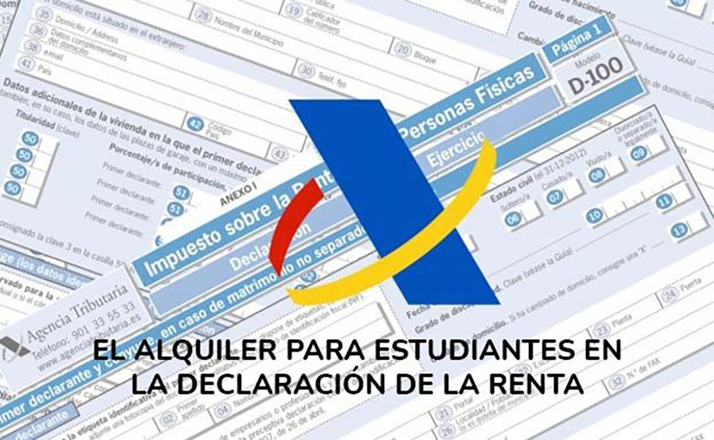 23- El alquiler para estudiantes en la declaración de la renta